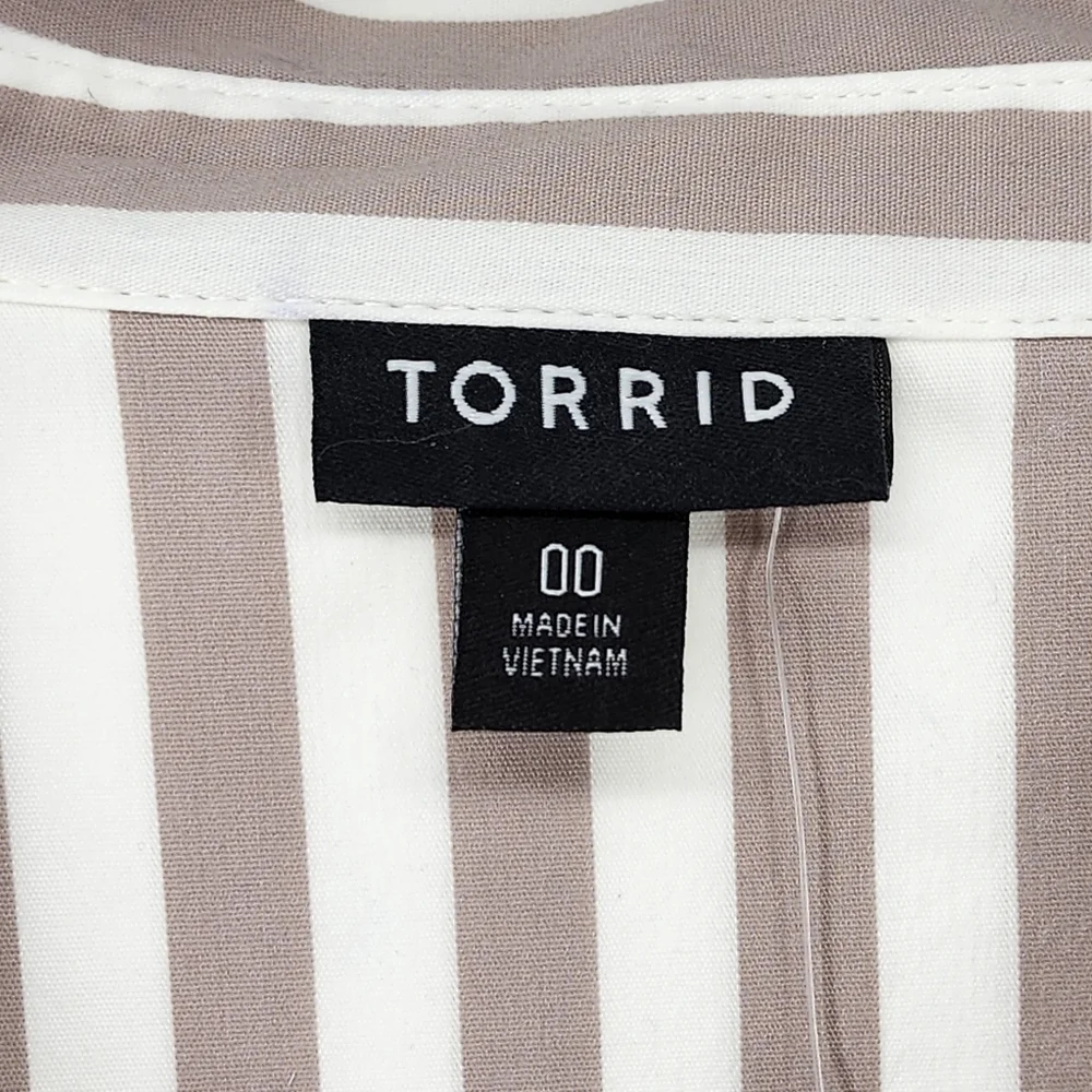 Torrid Women's Poplin Collared Shirt Dress - 00